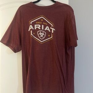 Ariat Men's Burgundy Short Sleeve Tee